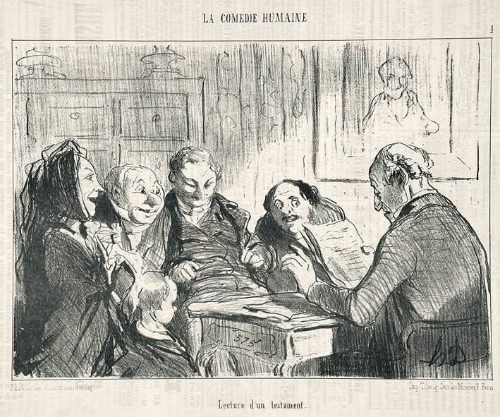  奥诺雷·杜米埃 Honore Daumier ——遗嘱的解读